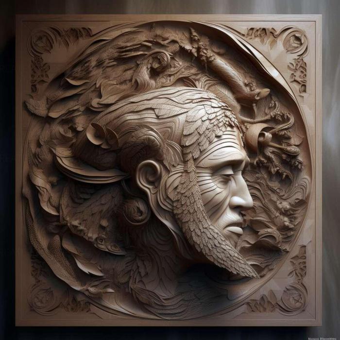 نموذج ثلاثي الأبعاد لآلة CNC 3D Art 